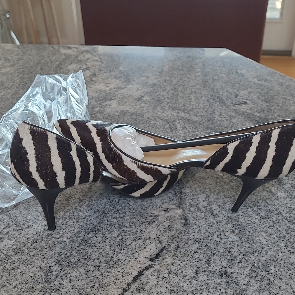Zebra Print Women's Heels